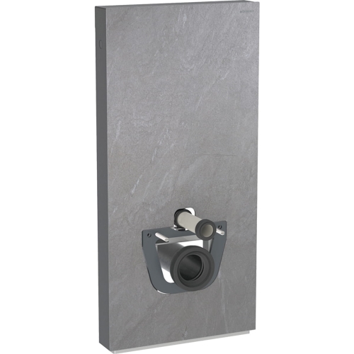 GEBERIT Moduł sanitarny MONOLITH Plus do WC wiszącego, H101, imitacja betonu, boki czarne