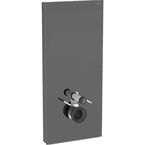 GEBERIT Moduł sanitarny MONOLITH Plus do WC wiszącego, H114, lava, boki czarne