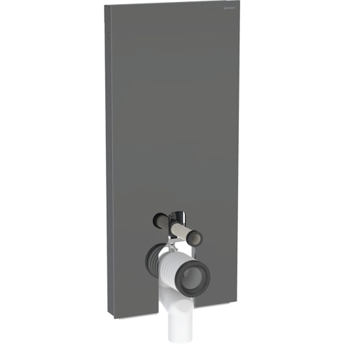 GEBERIT Moduł sanitarny MONOLITH Plus do WC stojącego, H114, lava, boki czarne