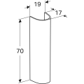 GEBERIT Postument SELNOVA, B19cm, H70cm, T17cm