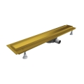 SCHEDPOL BASE-LOW GOLD odpływ liniowy ze złotą maskownicą, 1000 mm,2
