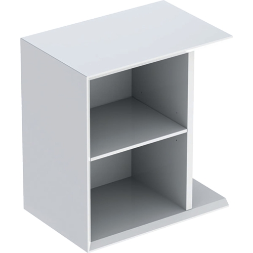GEBERIT Element boczny ICON 37 cm x 40 cm x 24,5 cm , Biały / Lakierowany na wysoki połysk