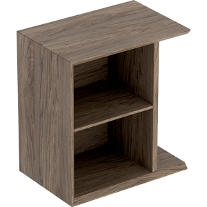 GEBERIT Element boczny ICON 37 cm x 40 cm x 24,5 cm , Orzech włoski hickory / Melamina, struktura drewna