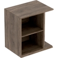GEBERIT Element boczny ICON 37 cm x 40 cm x 27,3 cm, Orzech włoski hickory / Melamina, struktura drewna