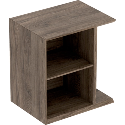 GEBERIT Element boczny ICON 37 cm x 40 cm x 27,3 cm, Orzech włoski hickory / Melamina, struktura drewna