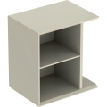 GEBERIT Element boczny ICON 37 cm x 40 cm x 27,3 cm, Piaskowo-szary / Lakierowany na wysoki połysk