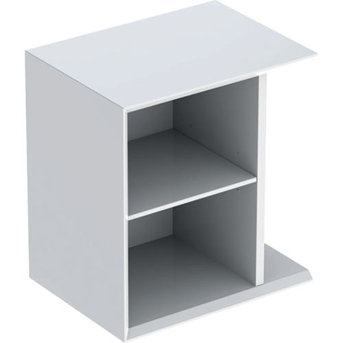 GEBERIT Element boczny ICON 37 cm x 40 cm x 27,3 cm, Biały / Lakierowany na wysoki połysk