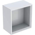 GEBERIT Szafka ICON kwadratowa 22,5 cm x 23,3 cm x 13,2 cm Biały / Lakierowany na wysoki połysk