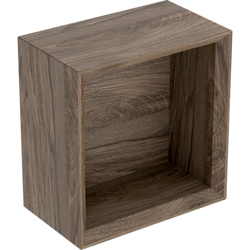 GEBERIT Szafka ICON kwadratowa 22,5 cm x 23,3 cm x 13,2 cm Orzech włoski hickory / Melamina, struktura drewna