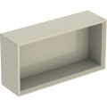 GEBERIT Szafka ICON prostokątna 45 cm x 23,3 cm x 13,2 cm , Piaskowo-szary / Lakierowany na wysoki połysk