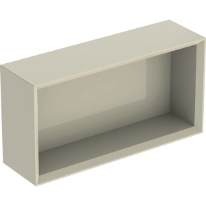 GEBERIT Szafka ICON prostokątna 45 cm x 23,3 cm x 13,2 cm , Piaskowo-szary / Lakierowany na wysoki połysk