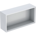 GEBERIT Szafka ICON prostokątna 45 cm x 23,3 cm x 13,2 cm , Biały / Lakierowany na wysoki połysk