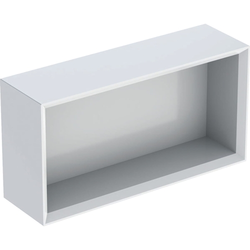 GEBERIT Szafka ICON prostokątna 45 cm x 23,3 cm x 13,2 cm , Biały / Lakierowany na wysoki połysk