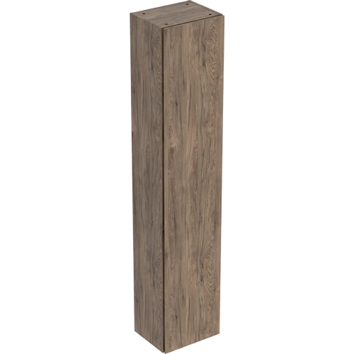 GEBERIT Szafka wysoka ICON z drzwiami 36 cm x 180 cm x 29,1 cm, Orzech włoski hickory / Melamina, struktura drewna