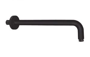 VALVEX Ramię ROUND BLACK natryskuścienne czarny mat