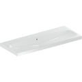 GEBERIT Umywalka ACANTO, B120cm, H18cm, T48.2cm, z przelewem, bez otworu na baterię, KeraTect