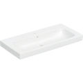 GEBERIT Umywalka MODO, B100cm, H15.5cm, T48.5cm, z przelewem, z otworem na baterię