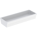 GEBERIT Umywalka PUBLICA ELLEBORO  rynnowa, B120cm, H20cm, T45cm, bez przelewu, bez otworu na baterię