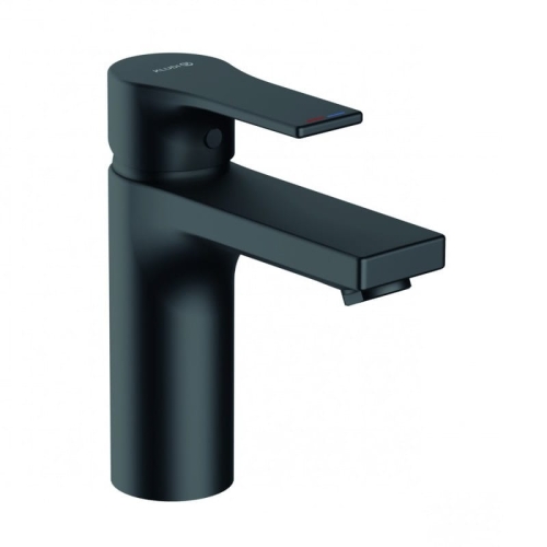 KLUDI ZENTA SL bateria umywalkowa stojąca, czarny matowy