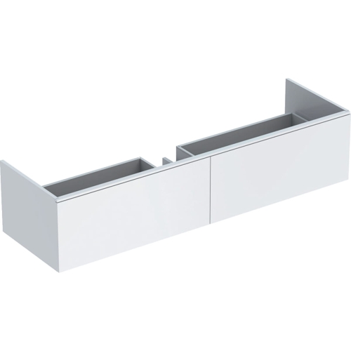 GEBERIT Szafka XENO2 pod umywalkę 160 cm, 2 szuflady, biały połysk