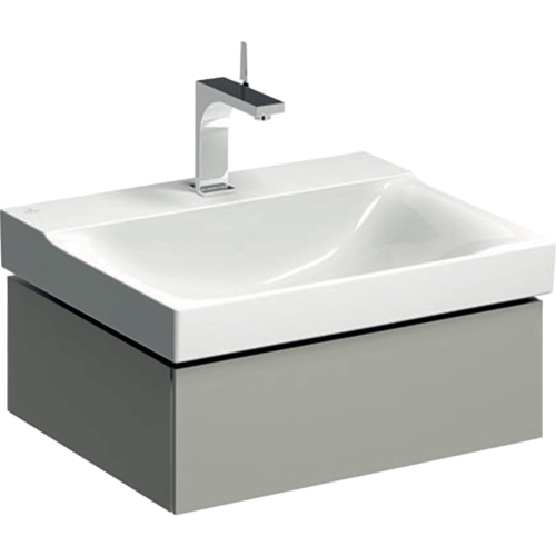 GEBERIT Szafka XENO2 pod umywalkę 60 cm, 1 szuflada, ciepły szary mat