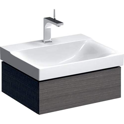 GEBERIT Szafka XENO2 pod umywalkę 60 cm, 1 szuflada, szary mat płótno