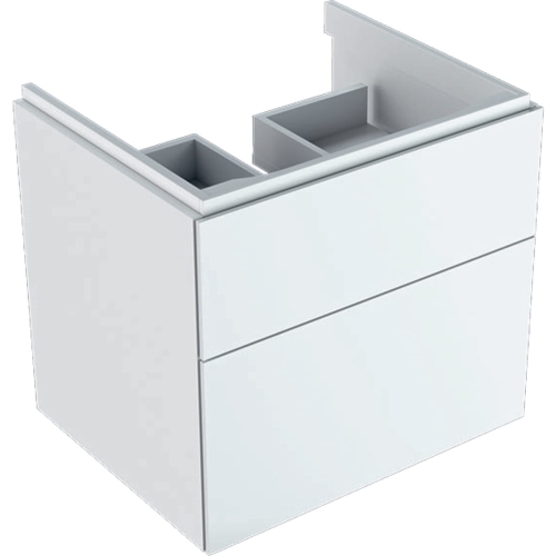 GEBERIT Szafka XENO2 pod umywalkę 60 cm, 2 szuflady, biały połysk