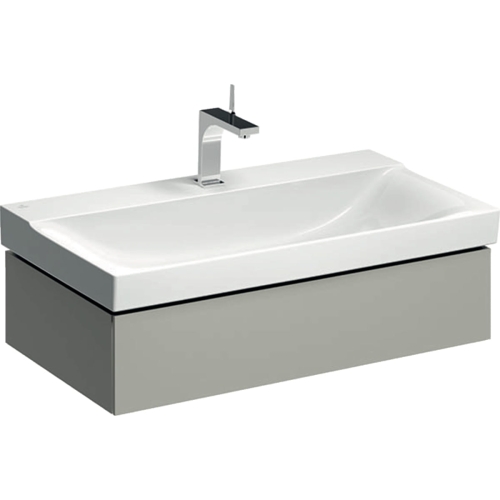 GEBERIT Szafka XENO2 pod umywalkę 90 cm, 1 szuflada, ciepły szary mat