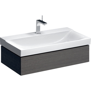 GEBERIT Szafka XENO2 pod umywalkę 90 cm, 1 szuflada, szary mat płótno