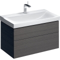 GEBERIT Szafka XENO2 pod umywalkę 90 cm, 2 szuflady, szary mat płótno