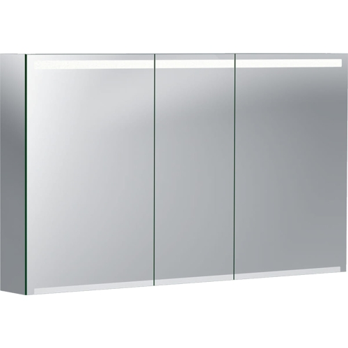 GEBERIT Szafka z lustrem OPTION B120, z oświetleniem, troje drzwi