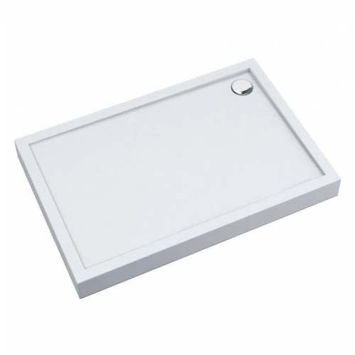 SCHEDLINE CAMERON 90x100 brodzik prostokątny, biały