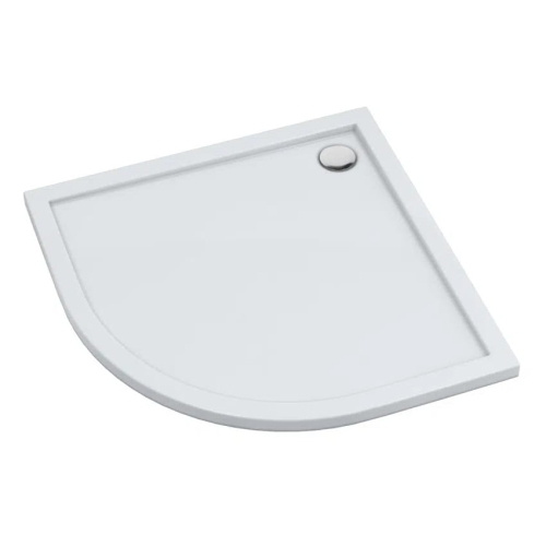 SCHEDLINE SHARPER 90x90 brodzik półokrągły, biały