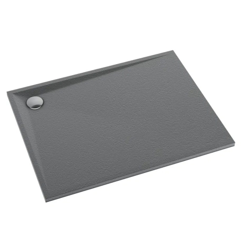 SCHEDLINE ANTHRACITE STONE 90x140 brodzik prostokątny, antracytowa struktura