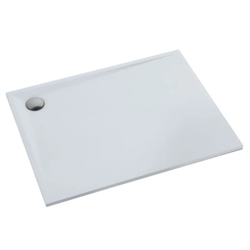 SCHEDLINE LIBRA SMOOTH WHITE 80x140 brodzik prostokątny, biały
