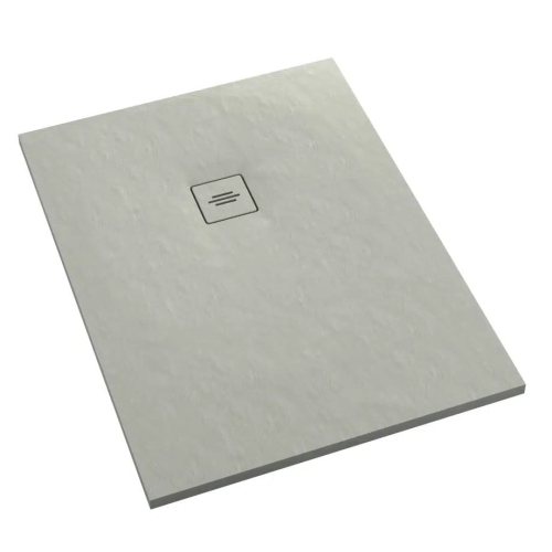 SCHEDLINE PROTOS CEMENT STONE 80x160 brodzik prostokątny, cementowa struktura