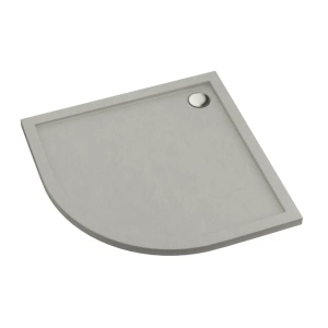 SCHEDLINE SHARPER CEMENT STONE 90x90 brodzik półokrągły, cementowy