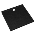 SCHEDLINE SHARPER BLACK STONE 90x90 brodzik kwadratowy, czarny