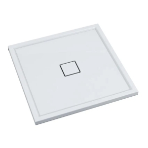 SCHEDLINE ERIDA 100x100 brodzik kwadratowy, biały