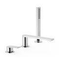 TRES PROJECT bateria wannowo-natryskowa nawannowa, chrom