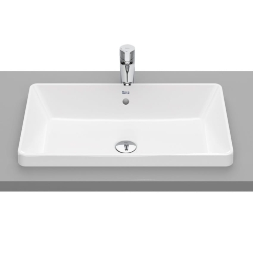 ROCA GAP SQUARE umywalka wpuszczana w blat 60 cm, biała