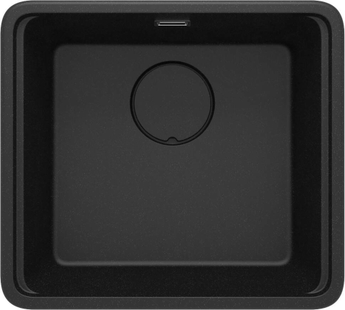 DEANTE Zlewozmywak MOMI granit 1k 500x450x230 mm + osprzęt space-saver grafit metalik