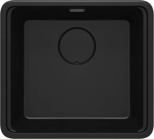 DEANTE zlewozmywak MOMI granit 1k 500x450x230 mm + osprzęt space-saver czarny
