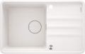 DEANTE zlewozmywak MOMI granit 1k z/o 780x500x230 mm + osprzęt space-saver alabaster