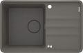 DEANTE Zlewozmywak MOMI granit 1k z/o 780x500x230 mm + osprzęt space-saver antracyt metalik