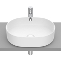 ROCA INSPIRA ROUND umywalka nablatowa 50 cm, biała matowa