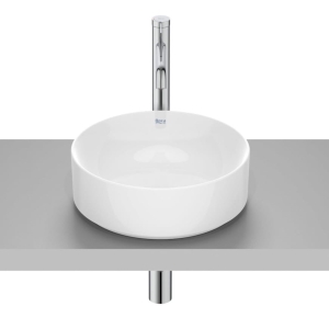 ROCA ONA ROUND umywalka nablatowa 37 cm, biała