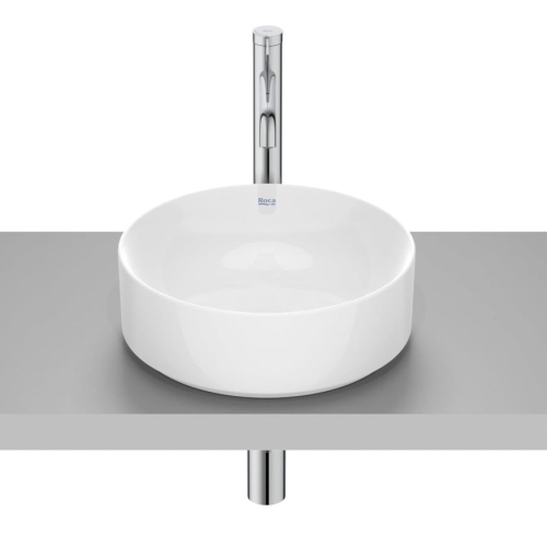 ROCA ONA ROUND umywalka nablatowa 37 cm, biała