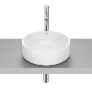 ROCA ONA ROUND umywalka nablatowa 37 cm, biała