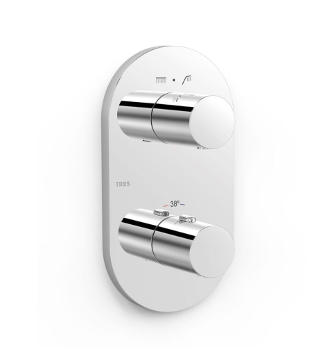 TRES THERM-BOX  bateria natryskowa podtynkowa, chrom